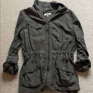 Charlotte Russe Army Green Jacket